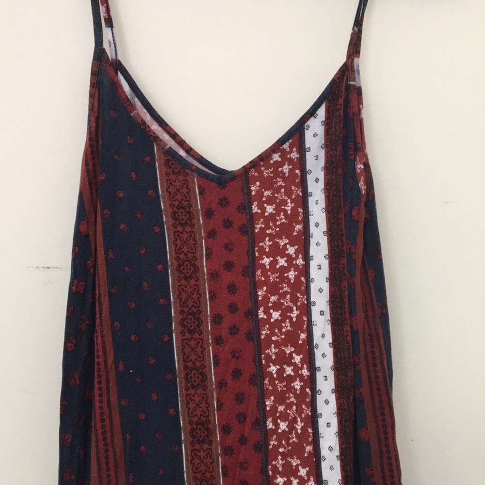 Slimming patterned maxi dress!